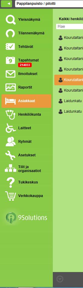 Anturit rekisteröivät liikettä, jääkaapin ja ulko-oven avaamista sekä WC:n vetämistä. Näyttöön voi valita yksittäisen anturin tai kaikkien koostetiedon haluamallaan ajanjaksoilla.