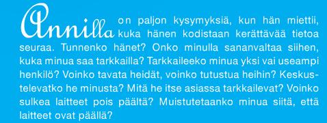 Eettisiä periaatteita hyvinvointiteknologian käytössä 1/2 1. Ihmisarvo ja loukkaamattomuus Oikeus arvokkuuteen ja itsemääräämisoikeuteen vrs.