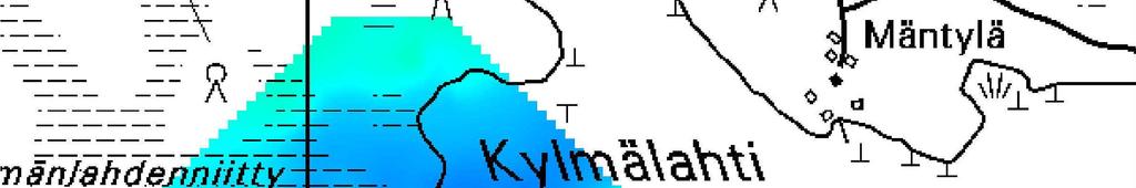 15 Kuva 3. Magneettinen topografiakartta Kiviniemen alueelta.