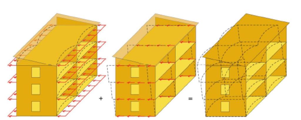 Multi-storey wooden house