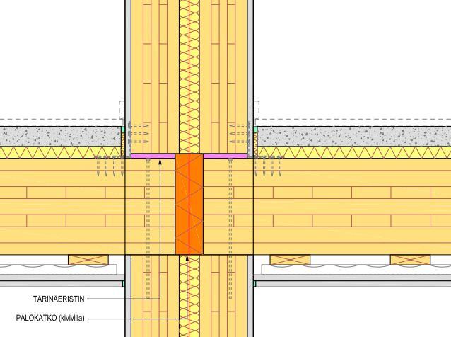 CLT Separating walls : Load bearing separating walls