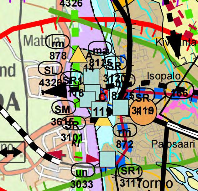 TORNION KAUPUNKI Tekniset palvelut Kaavoitus ja mittaus 3.