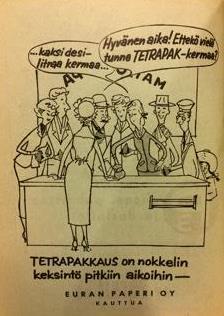 29 Kuva 13. Tetra-pak-mainos Suomen Meijerikalenterissa vuonna 1957. 2.2.5 Lämpökäsittelyn, homogenoinnin ja säilytyksen vaikutuksia maidon teknologisiin ja biologisiin ominaisuuksiin Pastöroinnin vaikutukset maidon makuun ja ravitsemukselliseen arvoon ovat vähäiset.