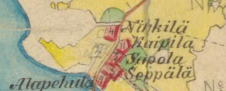 Suurin osa kylätontista oli autioitunut 1930-luvulle tultaessa.