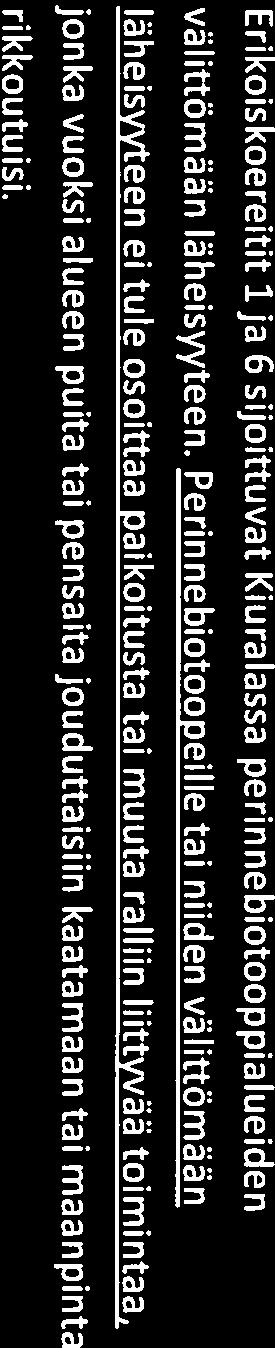 Ympäristömelulle annettuien yleisten ohjearvoien mukaan (Valtioneuvoston periaatepäätös 993/92) luonnonsuoielualueiden keskiäänitason yläraia on 45 db.