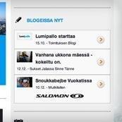 BLOGIYHTEISTYÖ SPONSOROITU BLOGI Sponsoroidut blogit nousevat blogisivun ensimmäisiksi blogeiksi Sponsorin