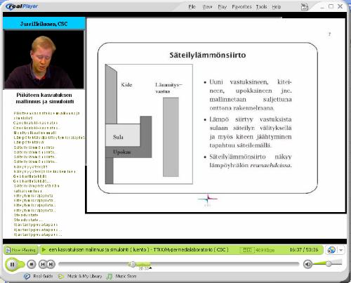 è è è Web & tekstiformaatit 4.6 Synkronoitu multimedia ja SMIL Standardin synkronoidun multimedian koostamiseen määrittelee esim.