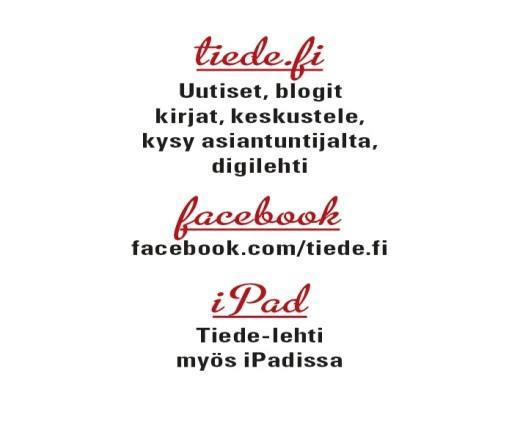 Suomen suurin tiedelehti 12 kertaa vuodessa