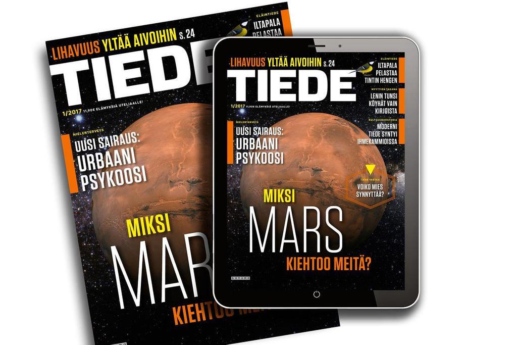 levikki 50 000, lukijoita 334 000 tiede.