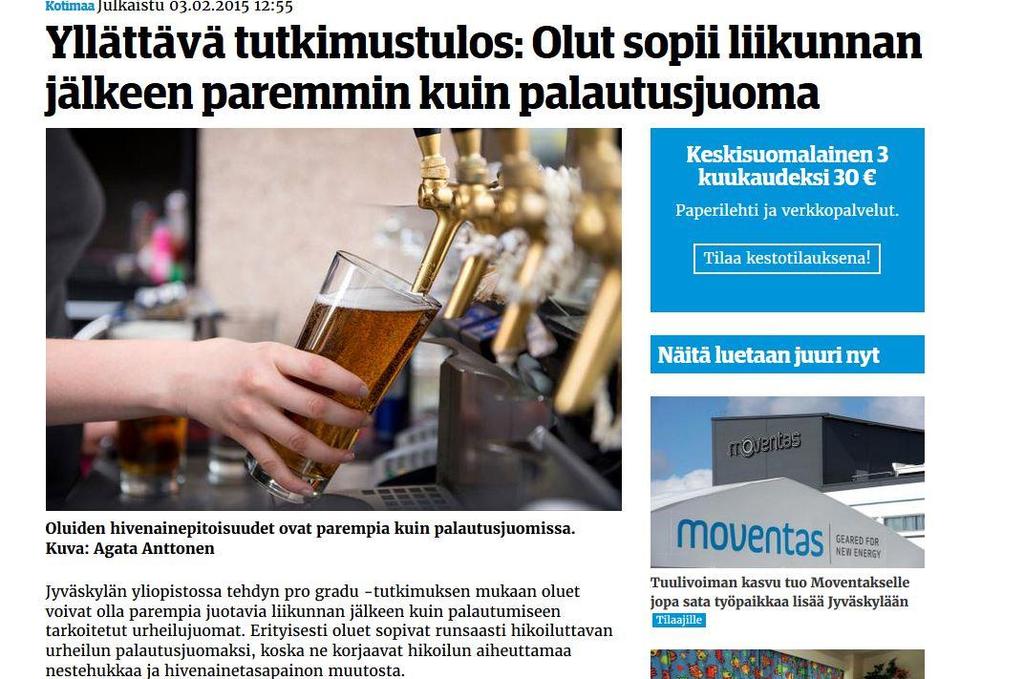 Hyvät uutiset Jukka