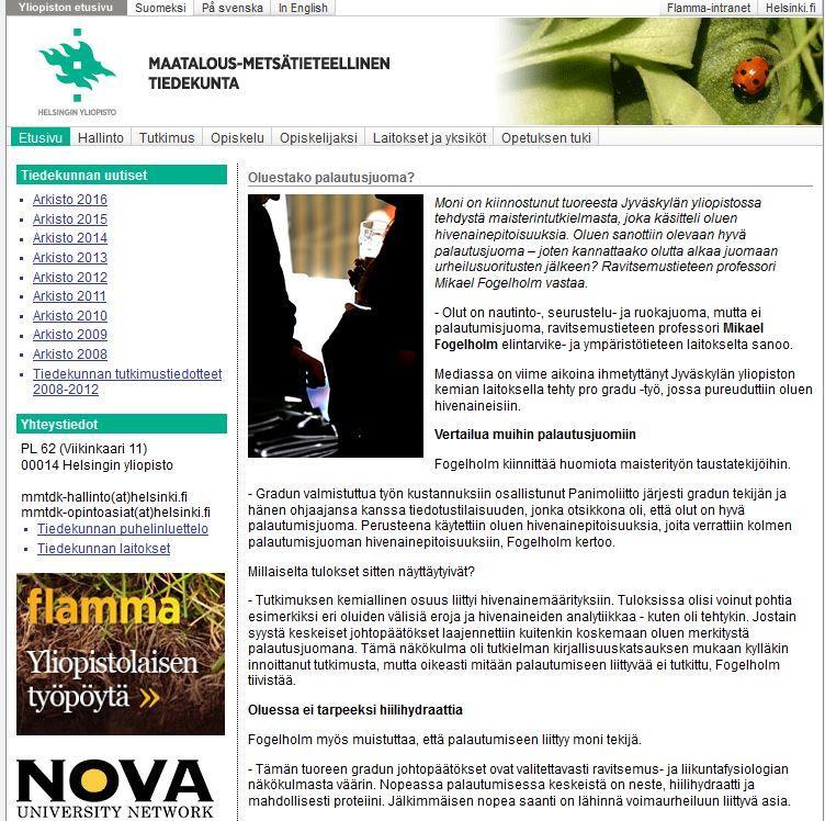Oikaistiin vasta, kun yliopisto älähti