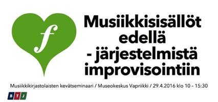 " Toiminta kotimaassa Musiikkikirjastoyhdistyksen kevätseminaari Musiikkikirjastoalan Suomessa yhteen kokoava kevättapaaminen järjestettiin totutusti Tampereella.