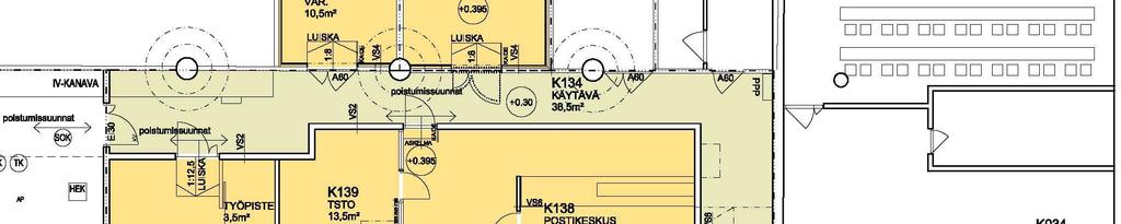 hakemista. Rakennuksen kerrosalan lisäys on 272 m2.