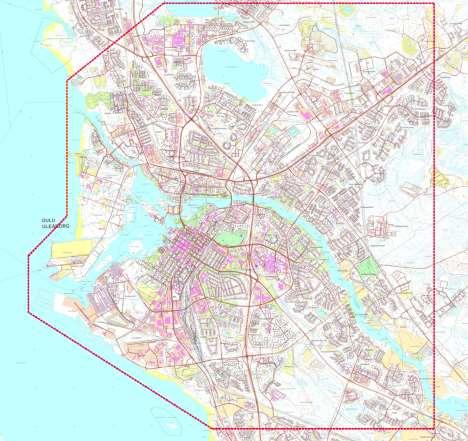 Laserkeilaus 2017 Terratec Oy: lentokone + keilain Keskusta-alue n.