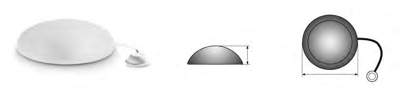 (CONTOUR PROFILE -geeli) rintaimplantista 321 Cohesive III, kohtalainen projektio.