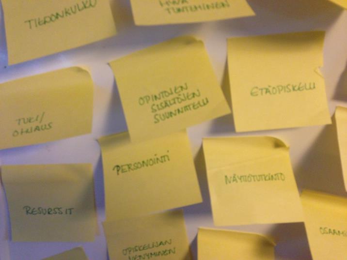 62 joiden mielestä tärkeitä ja opintoja mahdollisesti nopeuttavia tekijöitä.