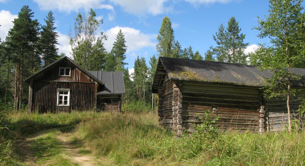 ) Haudankaarre on Korkealan vanha karjamaja, jonne 1890-luvulla Mari ja Anania Nuutinen lapsineen muuttivat Korkealan Pellonpäästä.