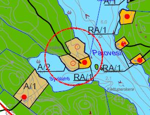 Kaava ennen muutosta Kaava muutoksen