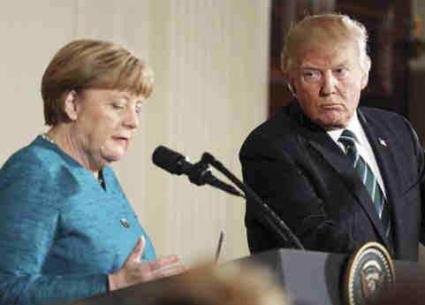 Angela Merkel ja Yhdysvaltain