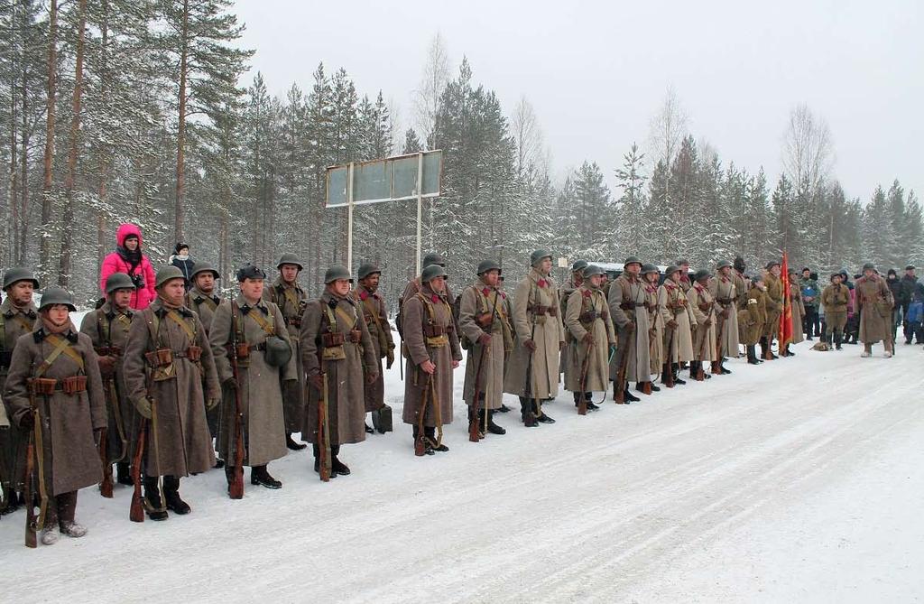 8 «Oma Mua» 26. kevätkuudu 2014»» istorija Karjalan linjat. Šuojärvi»»Jokavuotini šota-istorijallisien tapahtumien rekonstruointi Karjalan linja. Šuojärvi 1940 piettih Šuojärven kaupunkin lähellä 16.