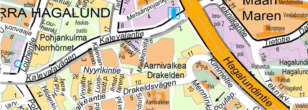 rakentaminen nykyisen nelikerroksisen asuinrakennuksen paikalle.