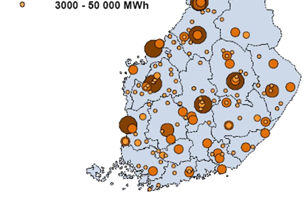 2013) turvetuotannossa 1 236 ha suoalueita Kemijoen vesistöalueella ja tuotannosta poistunutta alaa 111 ha. Vuosina 2013 2015 turvetuotannosta poistuu 234 ha ja 333 ha vuosina 2016 2022.