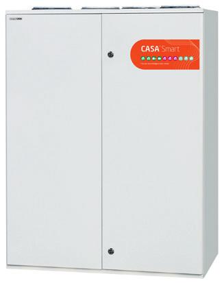 Pikaopas CASA W-sarja CASA W3 Vastavirtaläönsiirrin EC-tasavirtapuhaltimet Sähköinen tai vesiperusteinen jälkiläitys Ohjausjärjestelmä CASA Smart Ominaisuudet Automattinen 100% kesäohitus Laitteen