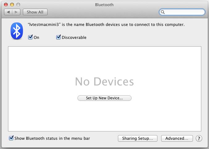 Avaa System Preferences (Järjestelmäasetukset) ja valitse Bluetooth. Valitse Set Up New Devices (Määritä uusia laitteita) tai Add new Device (Lisää uusi laite).