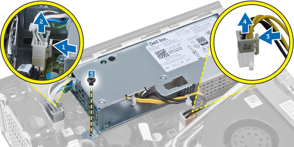 I/O-paneelin asentaminen 1. Kohdista I/O-paneeli I/O-paneelin kiinnikkeen kanssa ja kiinnitä I/O-paneeli kiristämällä ruuvit. 2. Aseta I/O-paneeli kotelon edessä olevaan paikkaan. 3.