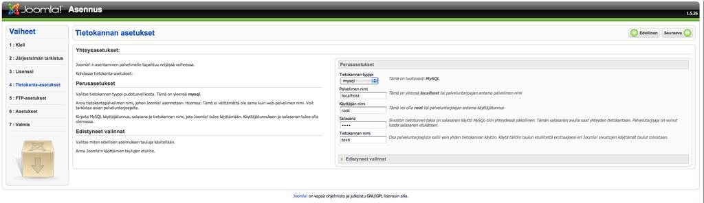 Kirjautumalla ylläpitoliittymään voi käyttäjä heti alkaa lisätä Joomlaan esimerkiksi artikkeleita ja kuvia. 2.5.4 Sivuston rakentaminen Joomlassa sivustot rakentuvat sivupohjien ympärille.