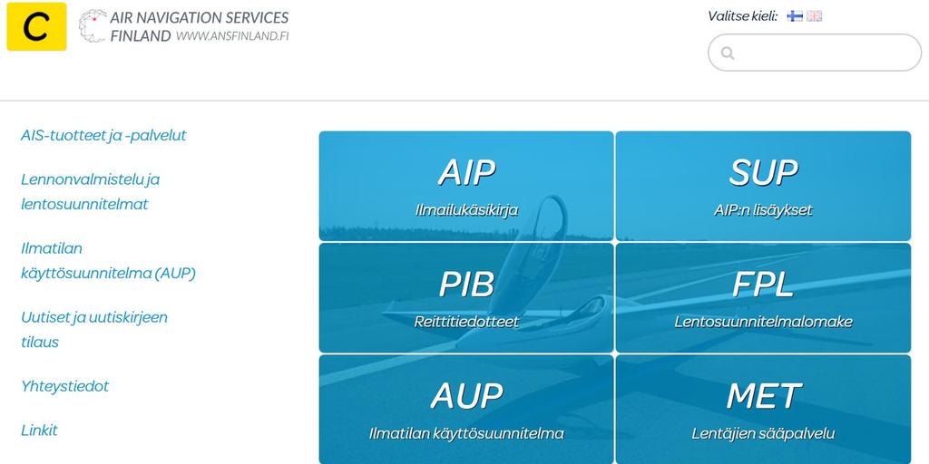 Lähialue eli CTR? Mistä löytyy? WWW.AIS.