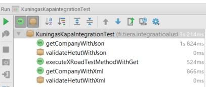 3.2. REST kutsujen suoritus komentoriviltä Alla olevat curl -kutsut on kopioitu Swagger UI:sta sivulta http://172.21.230.210:8080/swagger-ui/index.