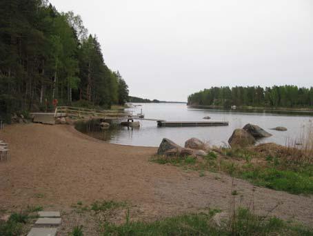 Klamilan uimaranta Mäkimajan länsipuolella Sataman ja