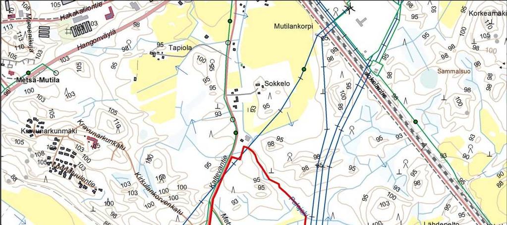 1. YLEISTÄ Tämän rakennettavuus- ja perustamistapaselvityksen kohteena on Hyvinkään kaupungissa Metsäkaltevassa sijaitseva ns. Palojoen varren alue.