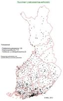 PALOASEMAVERKKO POHJOIS-SUOMESSA Lappi 37 kpl Alue Lappi Kainuu Oulu-Koillismaa Jokilaaksot Keski-Pohjanmaa Paloasematiheys 2713 km 2 /asema