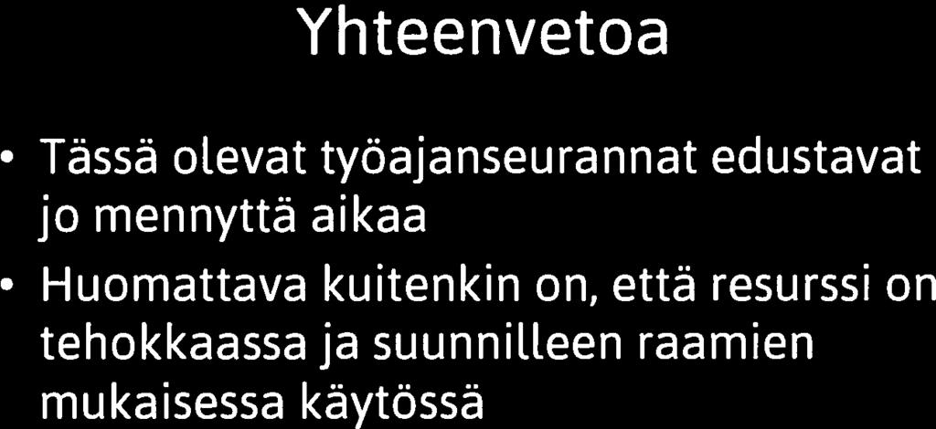 tehokkaassa ja suunnilleen raamien mukaisessa käytössä Ytkkäri O PT36,25jaTA3Oh O Budjettirasite