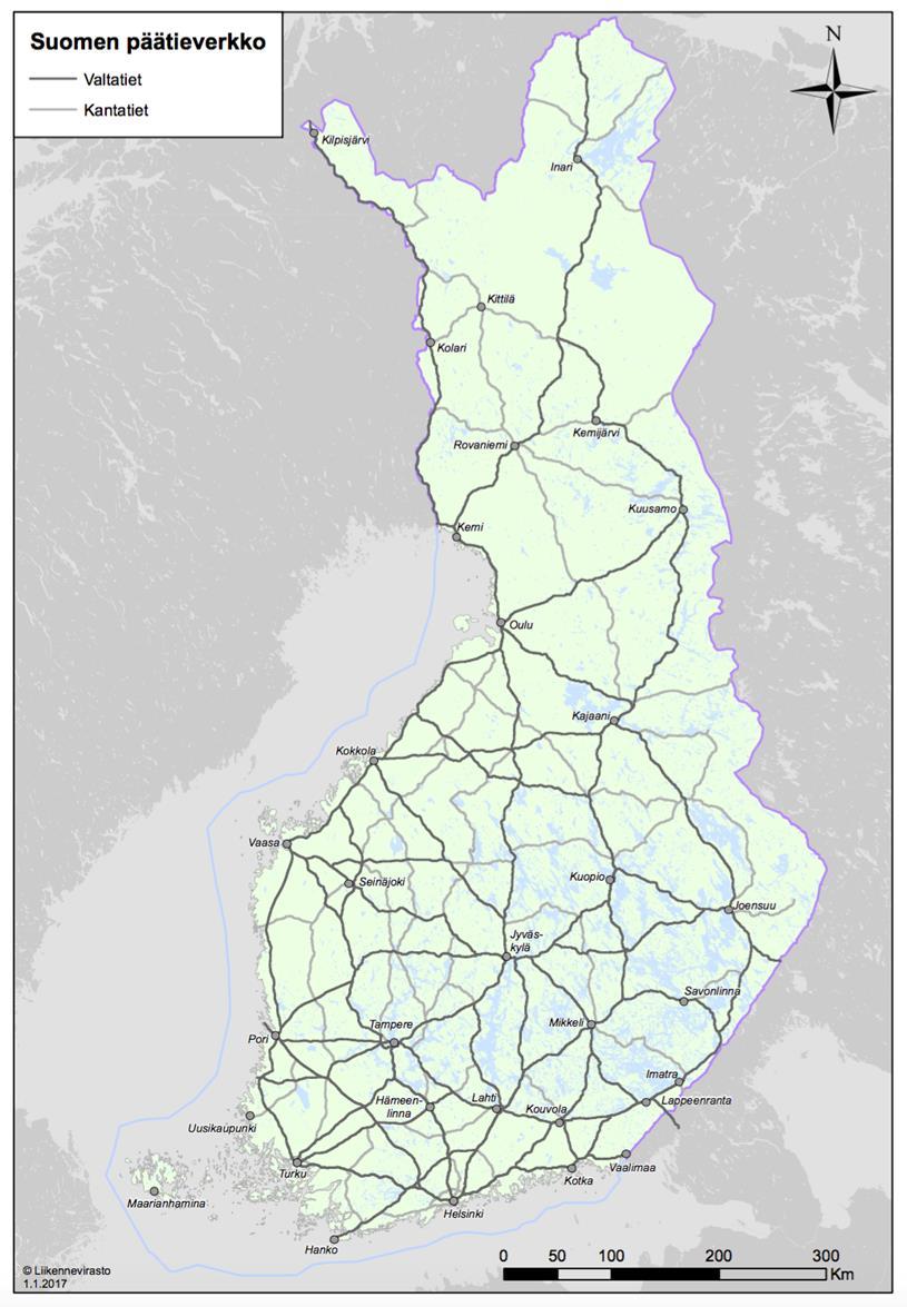 11 2.5 Tieverkko Suomen tieverkon