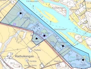 aikojen kuluessa muodostuneesta nauhamaisesta asutuksesta. Se on olennainen osa jokivarren kerroksellista kulttuurimaisemaa.