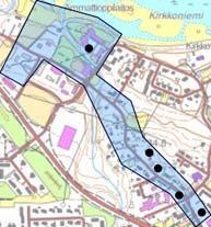 vanhaan tiehen, joka noudattaa 1700-luvun lopulla rakennetun Oulu - Kajaani -maantien linjausta.