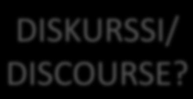discourse is