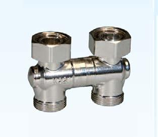 Modul Compact Integraa varten, k/k 50 mm M22. 2-putkijärjestelmä, 1-putkijärjestelmä.