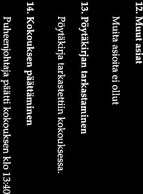 Päätettiin esityksen mukaisesti. 11. Rehtorin katsaus 1. Tilartnekatsaus yrnpäristöntutkimuskeskuksen neuvotteluista 2.