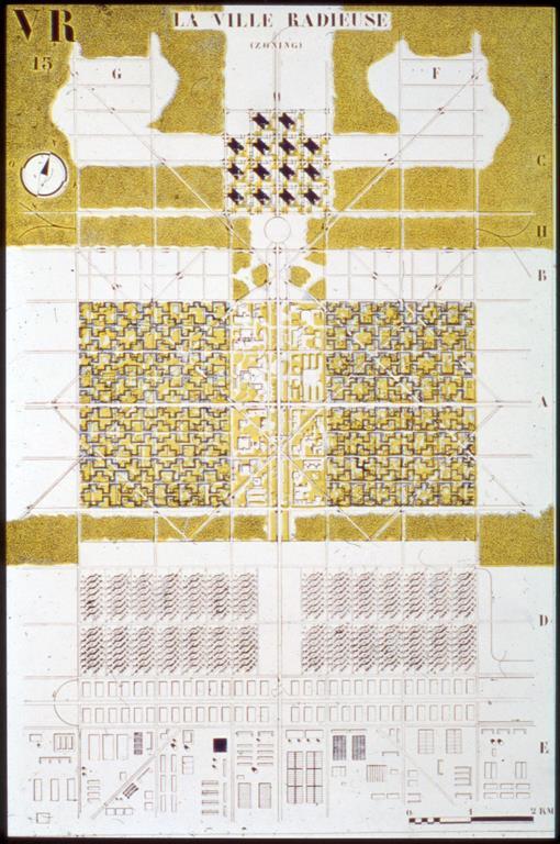 Pariisi 1925 Le Corbusier: säteilevä