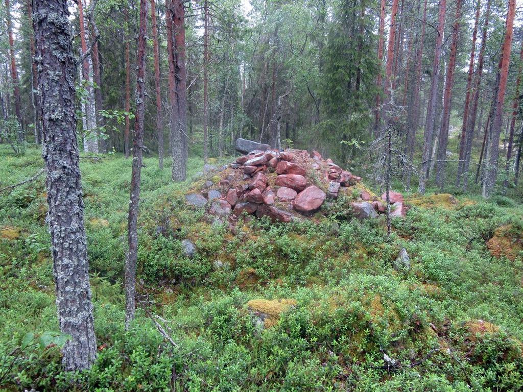 Keski-Pohjanmaan ArkeologiaPalvelu Ii Palokankaan tuulivoimapuisto 016 9 5. Soranotossa syntynyt röykkiö.