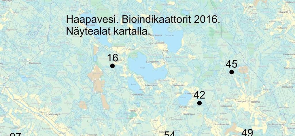 4 1. Johdanto Enwin Oy toteutti Ympäristöpalvelut Helmin tilaaman Haapaveden ilmanlaadun bioindikaattoritutkimuksen vuonna 2016.
