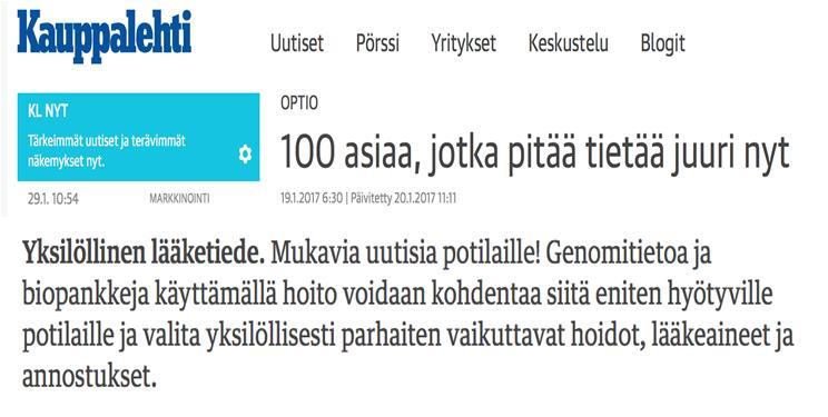 AINEISTOT TUTKIJOILLE,