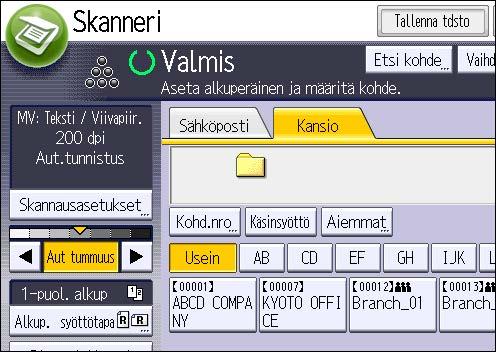 5. Skannaus Tässä kerrotaan useimmin käytetyistä skannaustoiminnoista. Lisätietoja muista toiminnoista, katso Skanneri-opas laitteen mukana toimitetulla cd-levyllä.