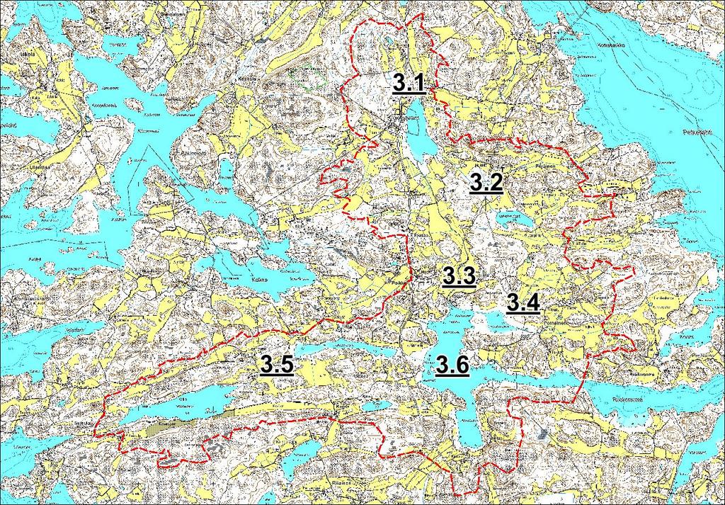 3 Toimenpidekohteet Potentiaaliset toimenpidekohteet ovat tässä suunnitelmaluonnoksessa esitetty kappaleissa 3.1 3.6 (kuva 2).