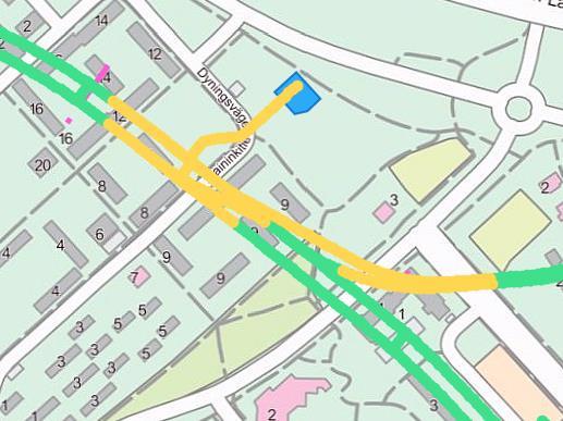 Maininkitien sijainti kolmen työmaan risteyskohdassa Maininkitien taloyhtiöt sijaitsevat länsimetron kakkosvaiheen kolmen työmaan Espoonlahden, Kivenlahden ja Sammalvuoren risteyskohdassa tunnelien