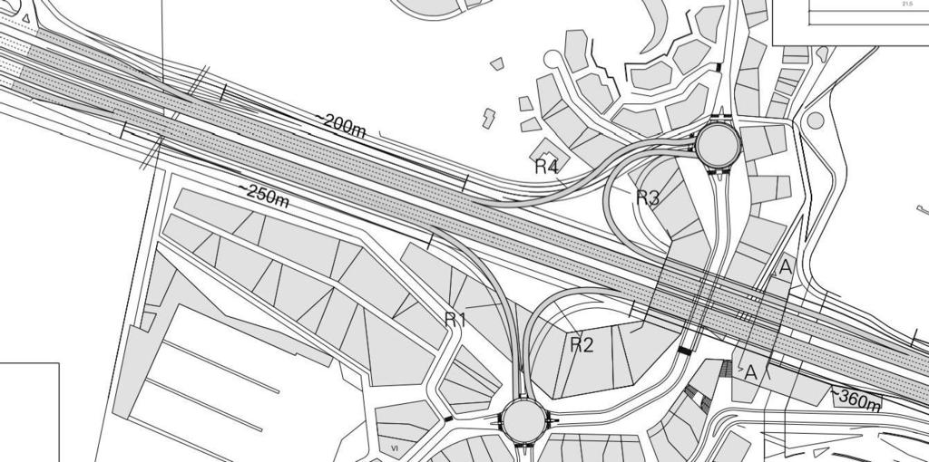 9 (16) Ve 2b Länsiväylällä 3+3 kaistaa. Koivusaaren itäsuunnan rampit ovat samassa tunnelissa Länsiväylän kaistojen kanssa.